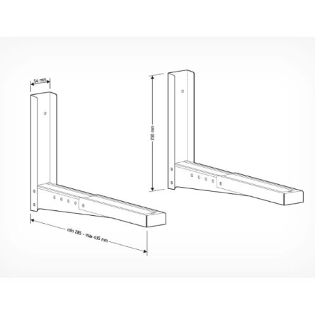 Кронштейн HOLDER MWS-2002 белый фото 4