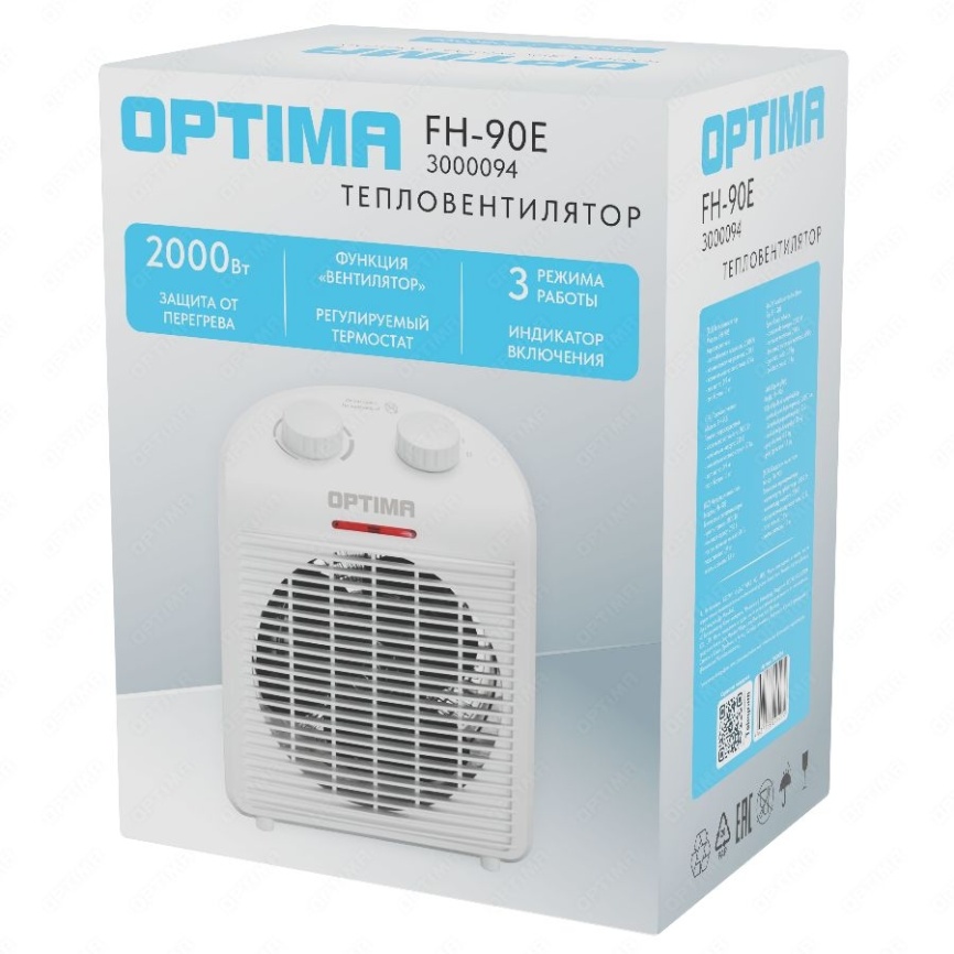 Тепловентилятор OPTIMA FH-90E фото 6